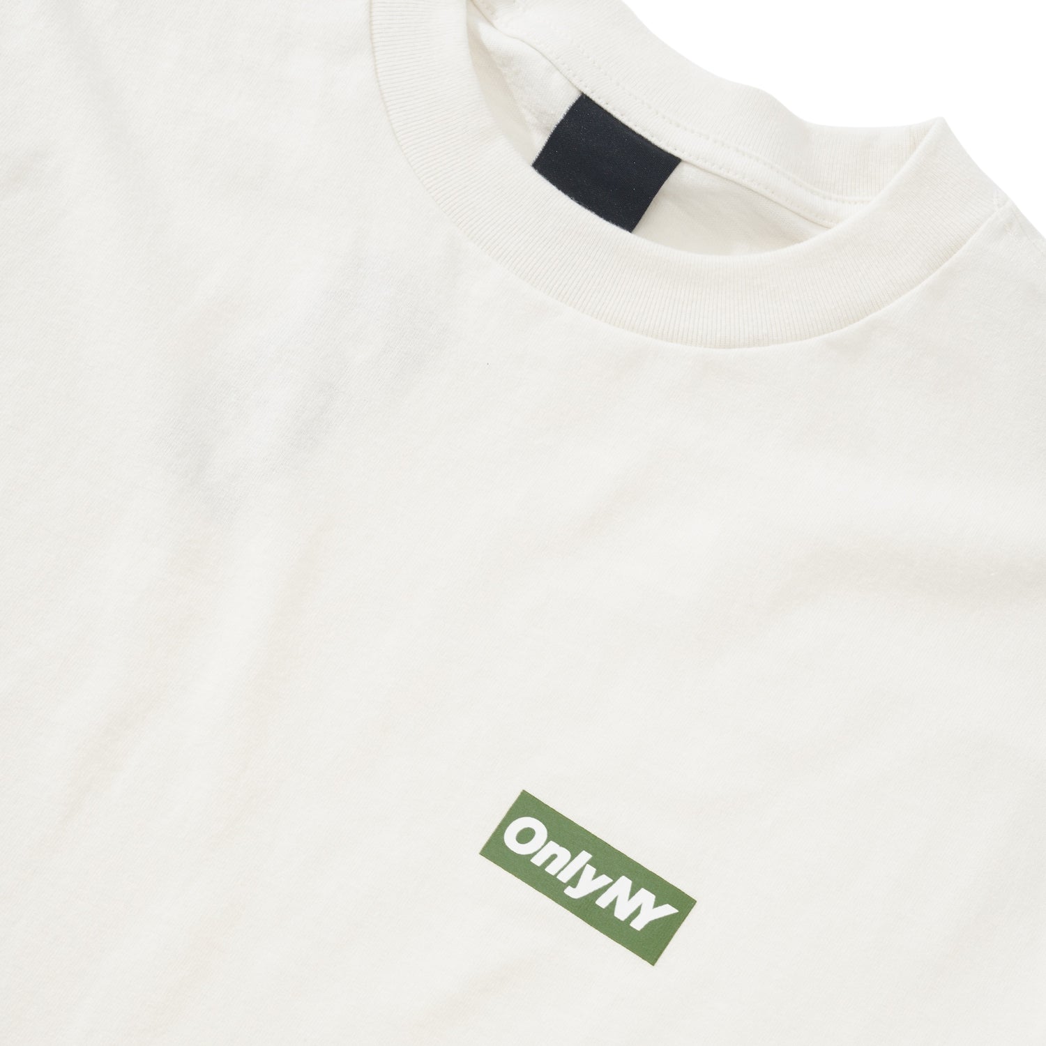 Block Logo Tee, Natural / Green