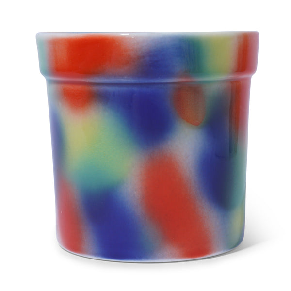 Frizbee Ceramics Planter, Terrazzo Multi