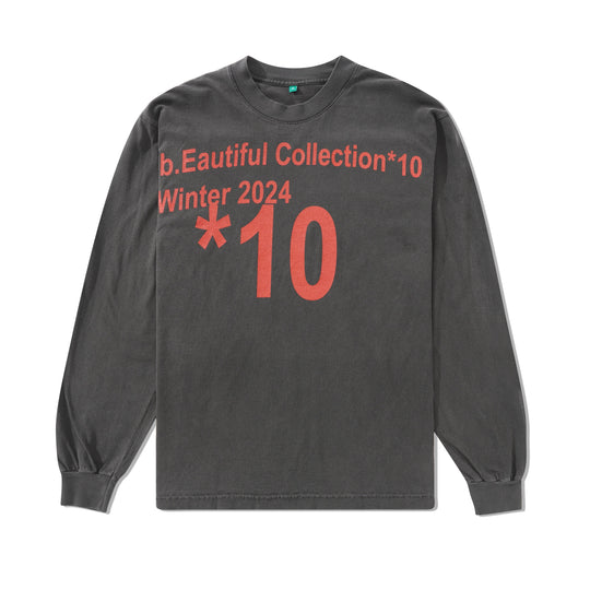 10*Famichiki L/S Tee, Vintage Black