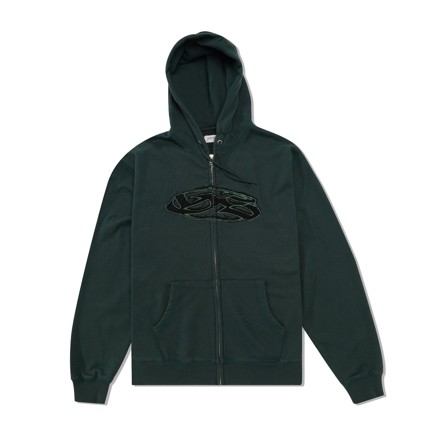 YS Seanse Zip Up Hood, Green