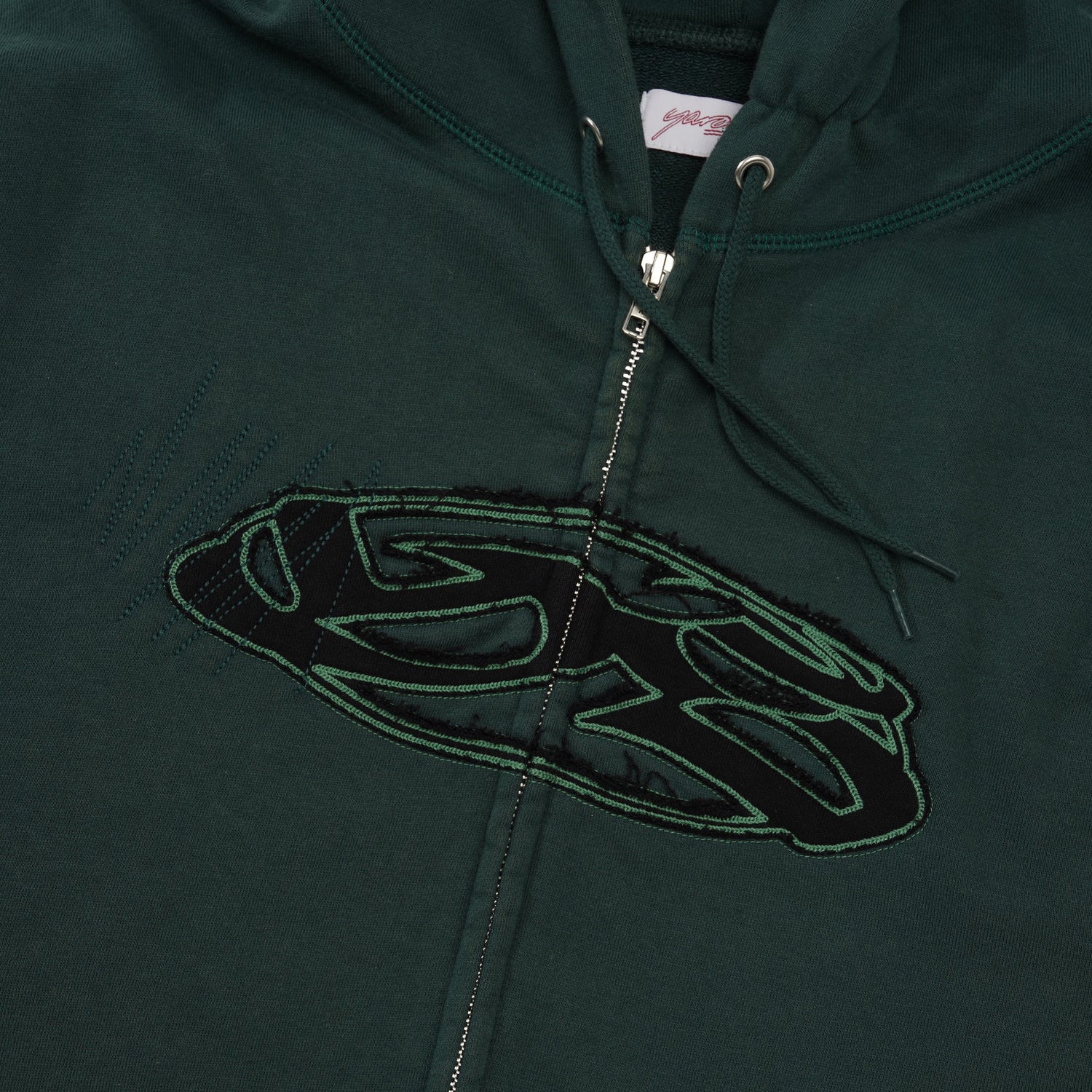 YS Seanse Zip Up Hood, Green