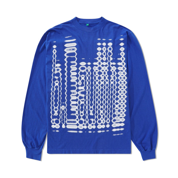 b.Eautiful Vapor Logo L/S Tee, Cobalt Blue