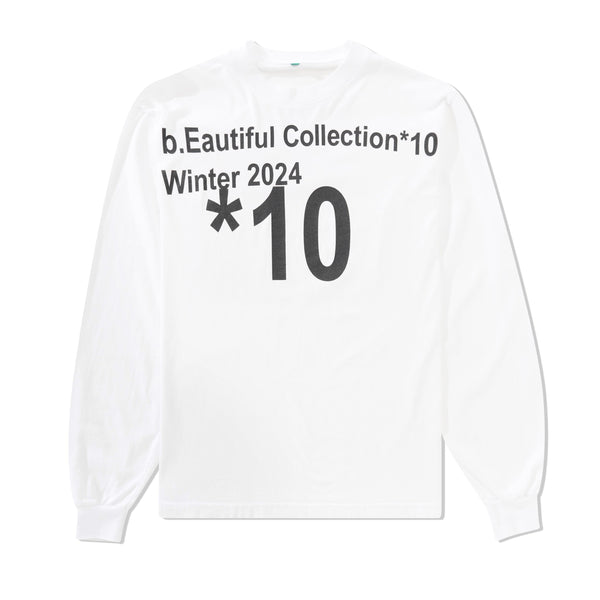 b.Eautiful 10*Famichiki L/S Tee, White