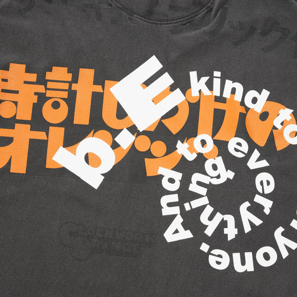 b.Eautiful Orange Tee, Vintage Black