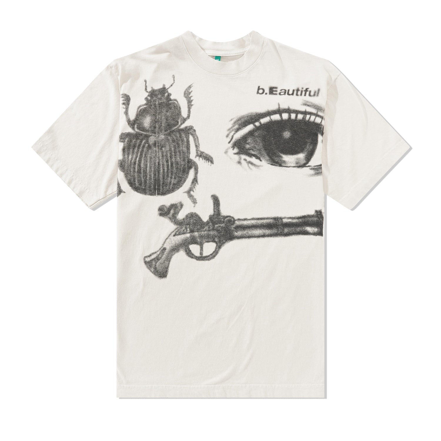 b.Eautiful x Shiga Eye Tee, Cement