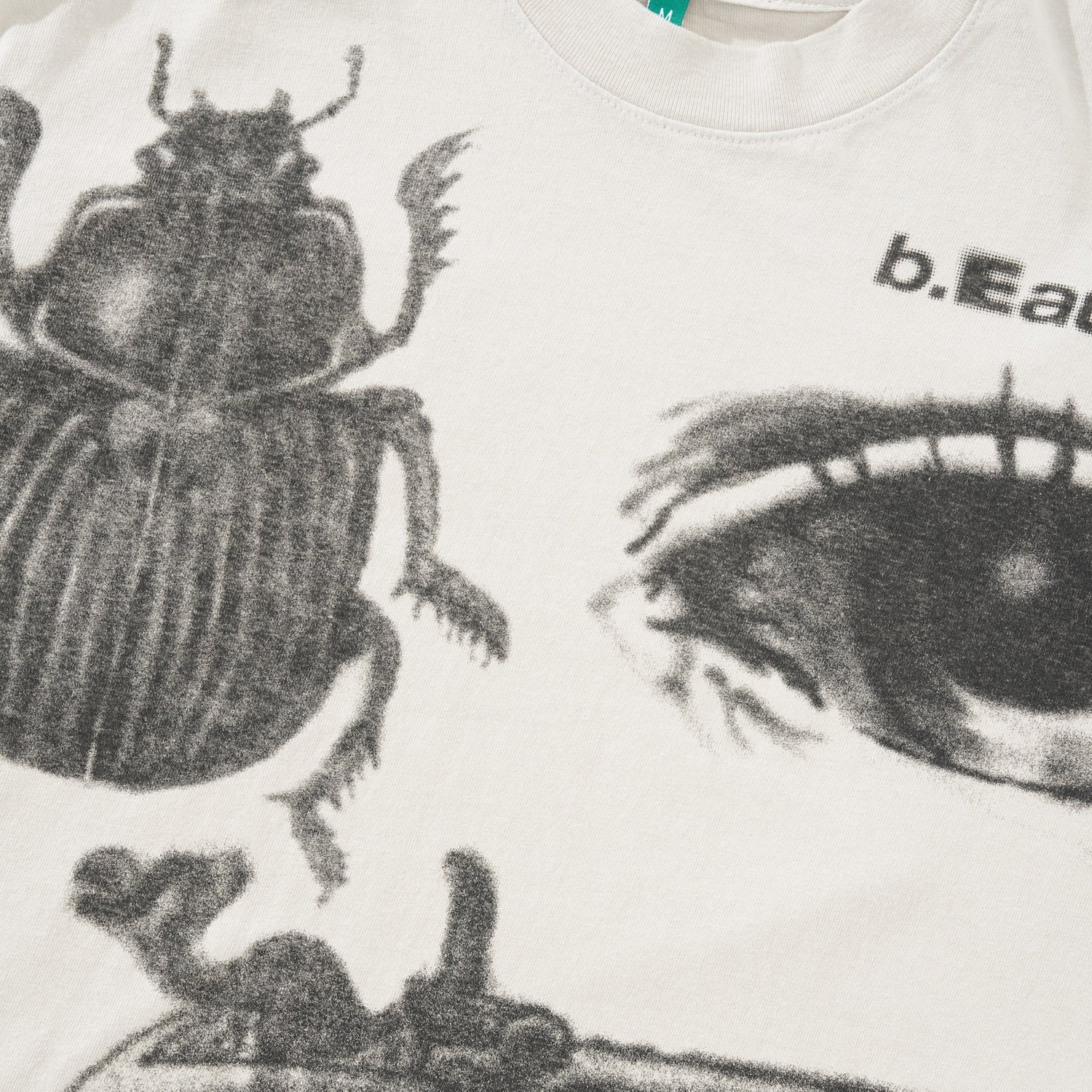 b.Eautiful x Shiga Eye Tee, Cement