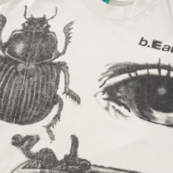 b.Eautiful b.Eautiful x Shiga Eye Tee, Cement