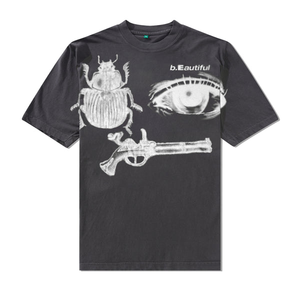b.Eautiful b.Eautiful x Shiga Eye Tee, Vintage Black