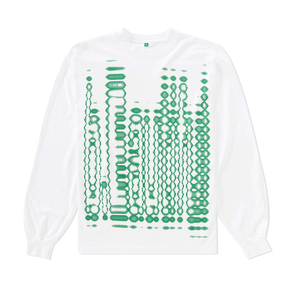 b.Eautiful Vapor Logo L/S Tee, White