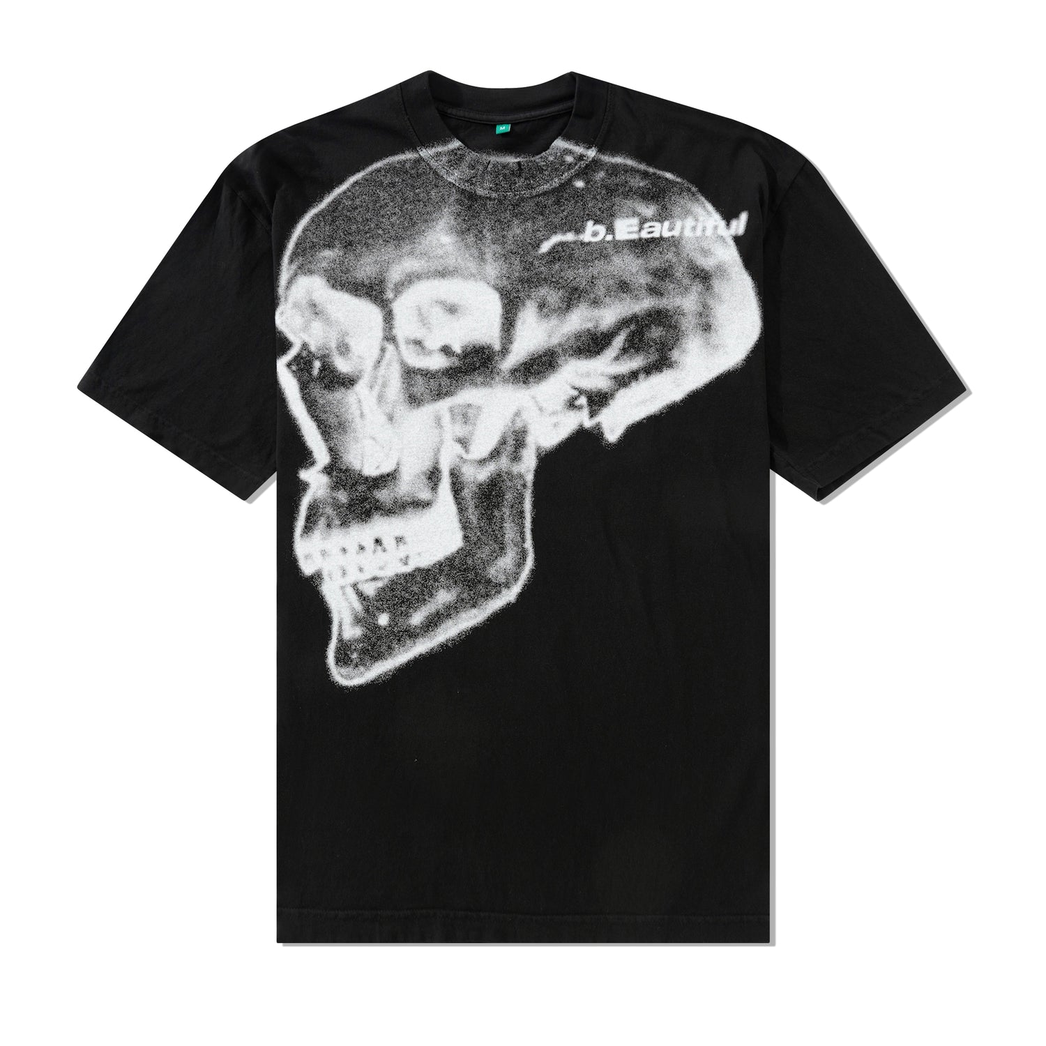 b.Eautiful x Shiga Skull Tee, Black