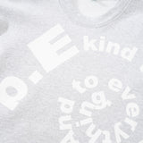 b.E Kind Swirl Crewneck Sweatshirt, Heather Grey