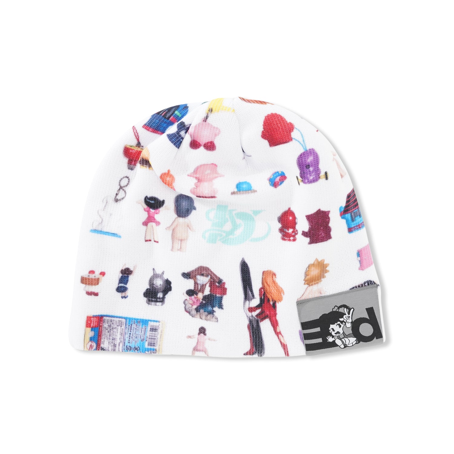 b.Eautiful x Yumin Ha Toys Beanie, White