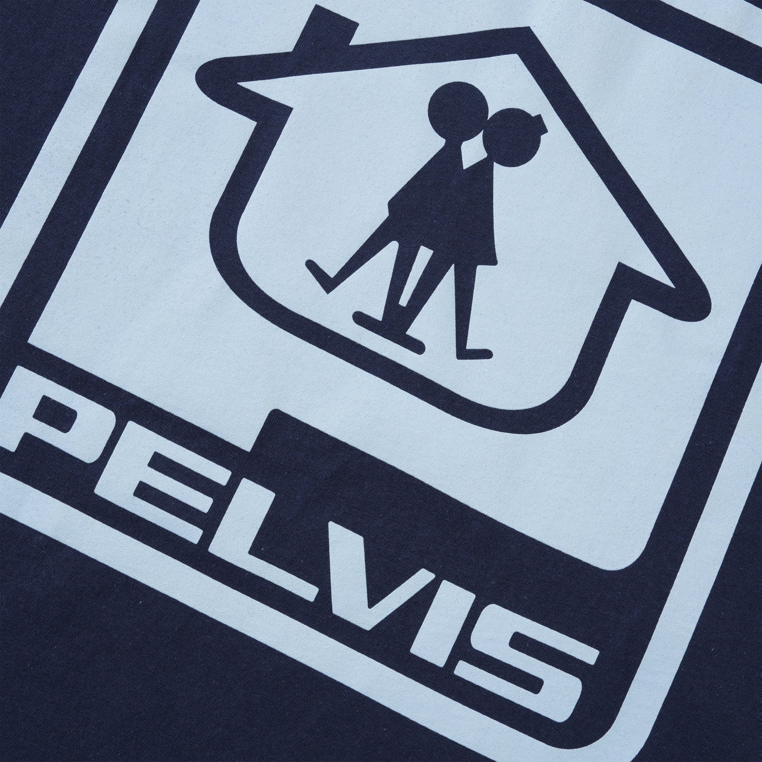 Pelvis x Lo-Fi 'Signs' Tee, Navy