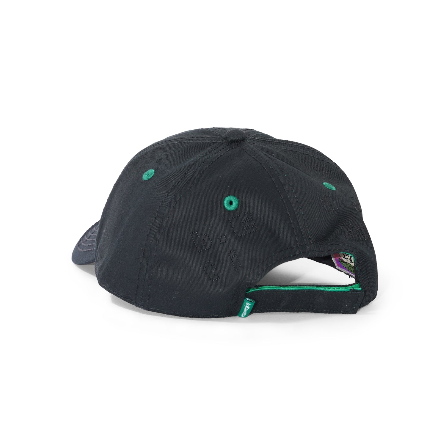 Vapor 6 Panel Hat, Double Black