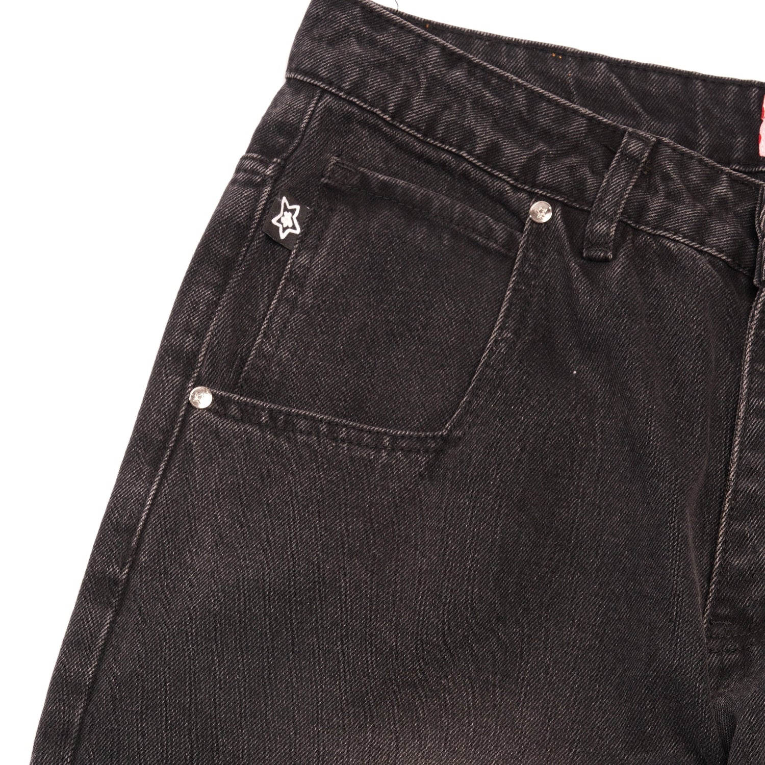 Washed Star Jeans, Black