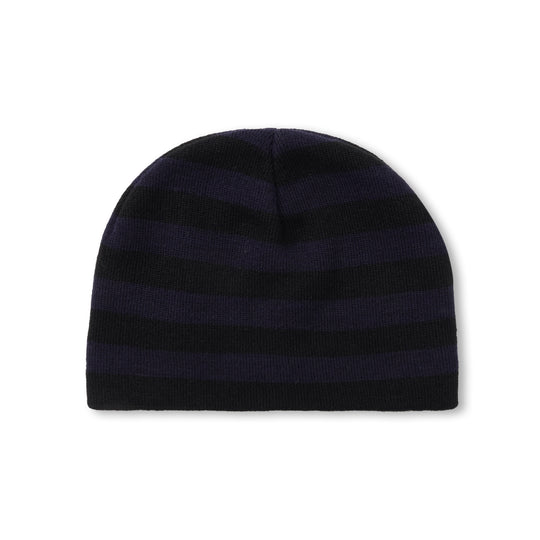 Skull Beanie, Black / Blue