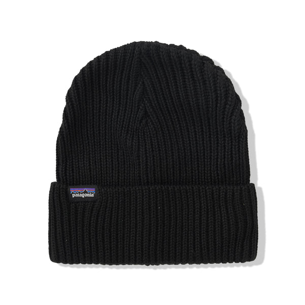 Patagonia Fishermans Rolled Beanie, Black