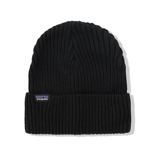 Fishermans Rolled Beanie, Black