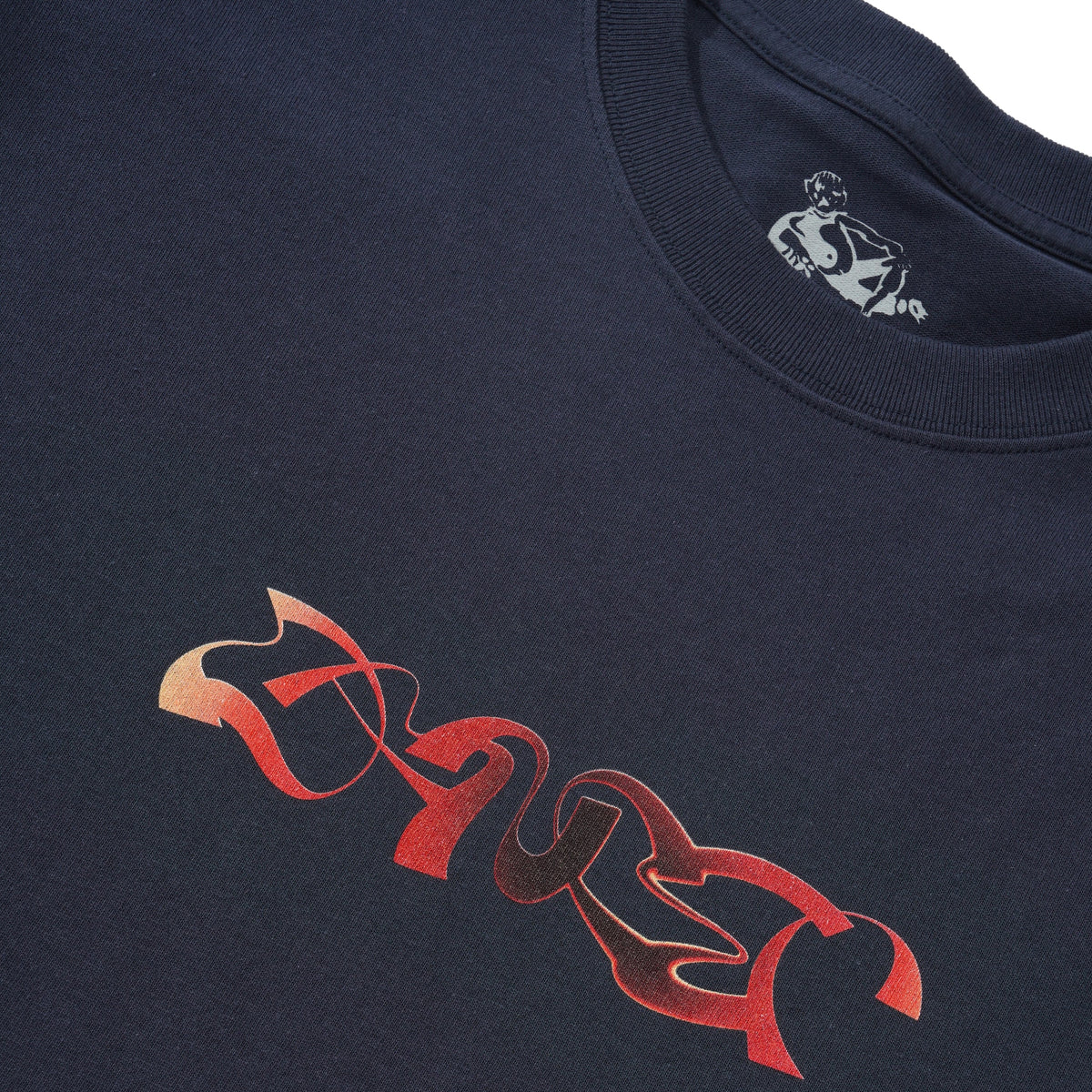 Analog Triple Logo Tee, Dark Navy