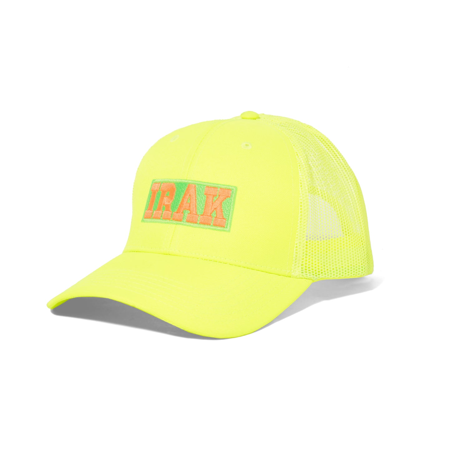 Neon Trucker Hat, Neon Yellow