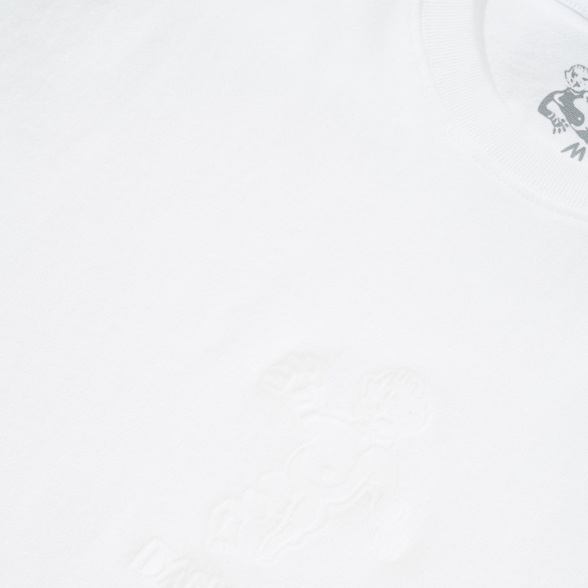 OG Embossed Logo Tee, White