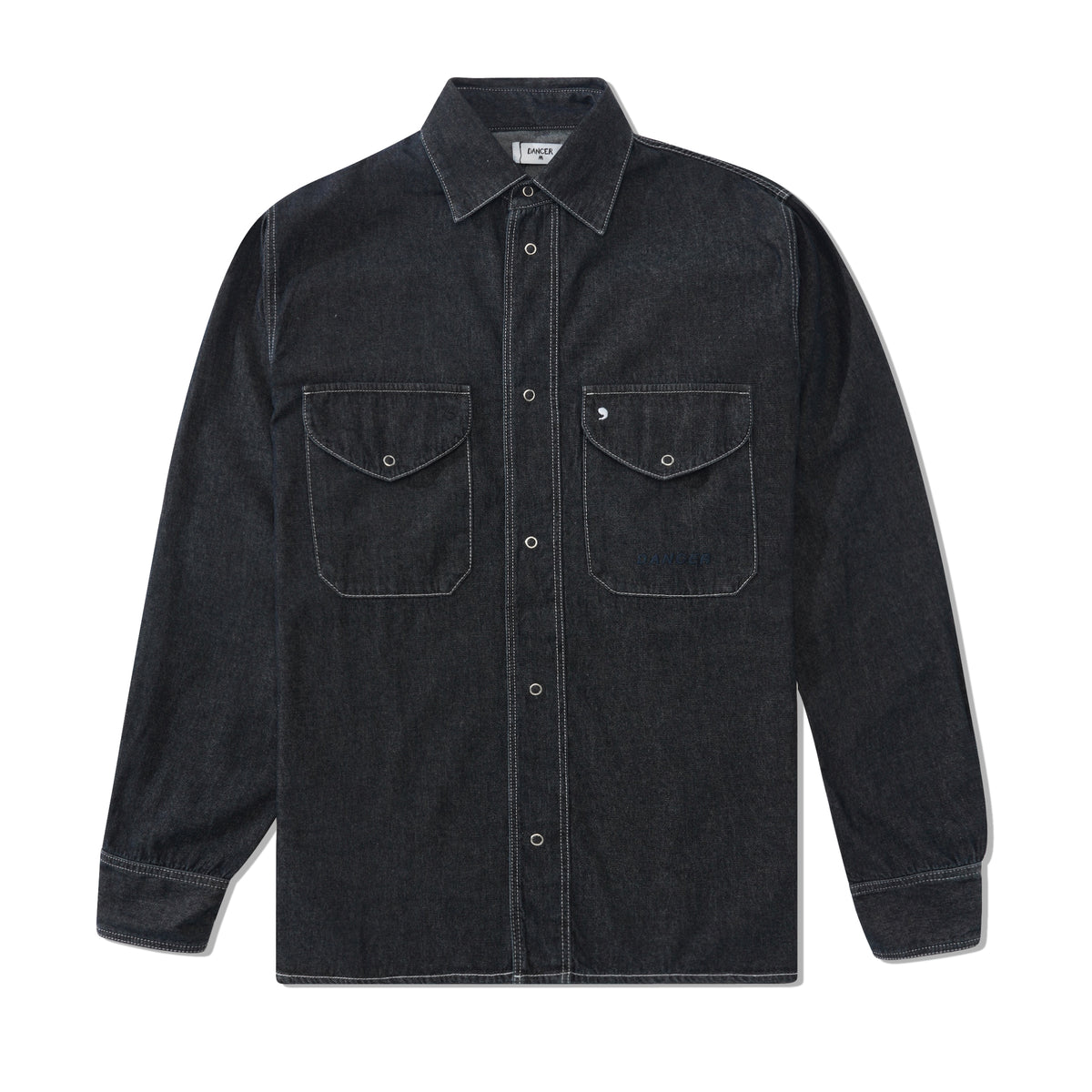 Double Pocket Shirt, Black