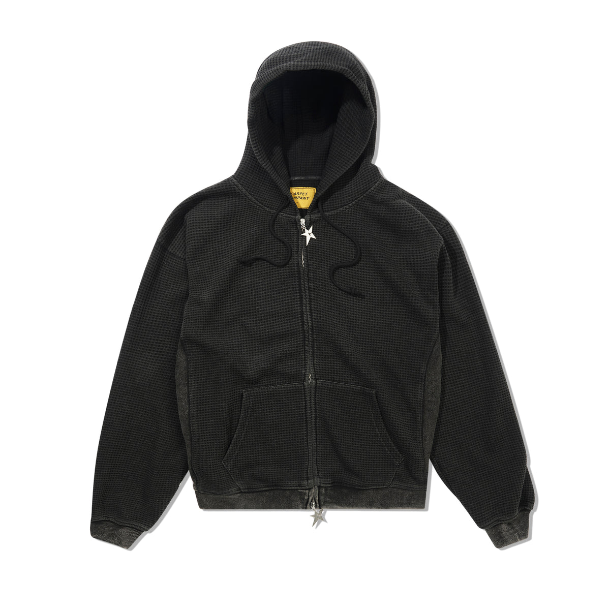 C-Star Double Zip Thermal Hoodie, Black