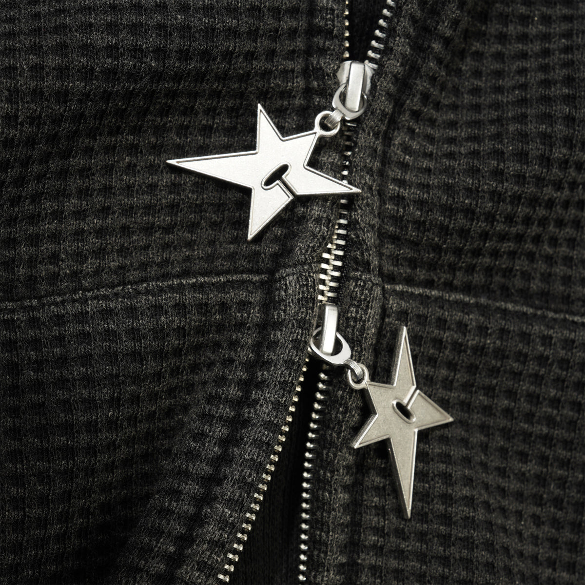 C-Star Double Zip Thermal Hoodie, Black