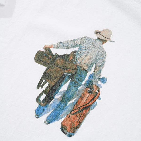 Metalwood Cowboy Tee, White