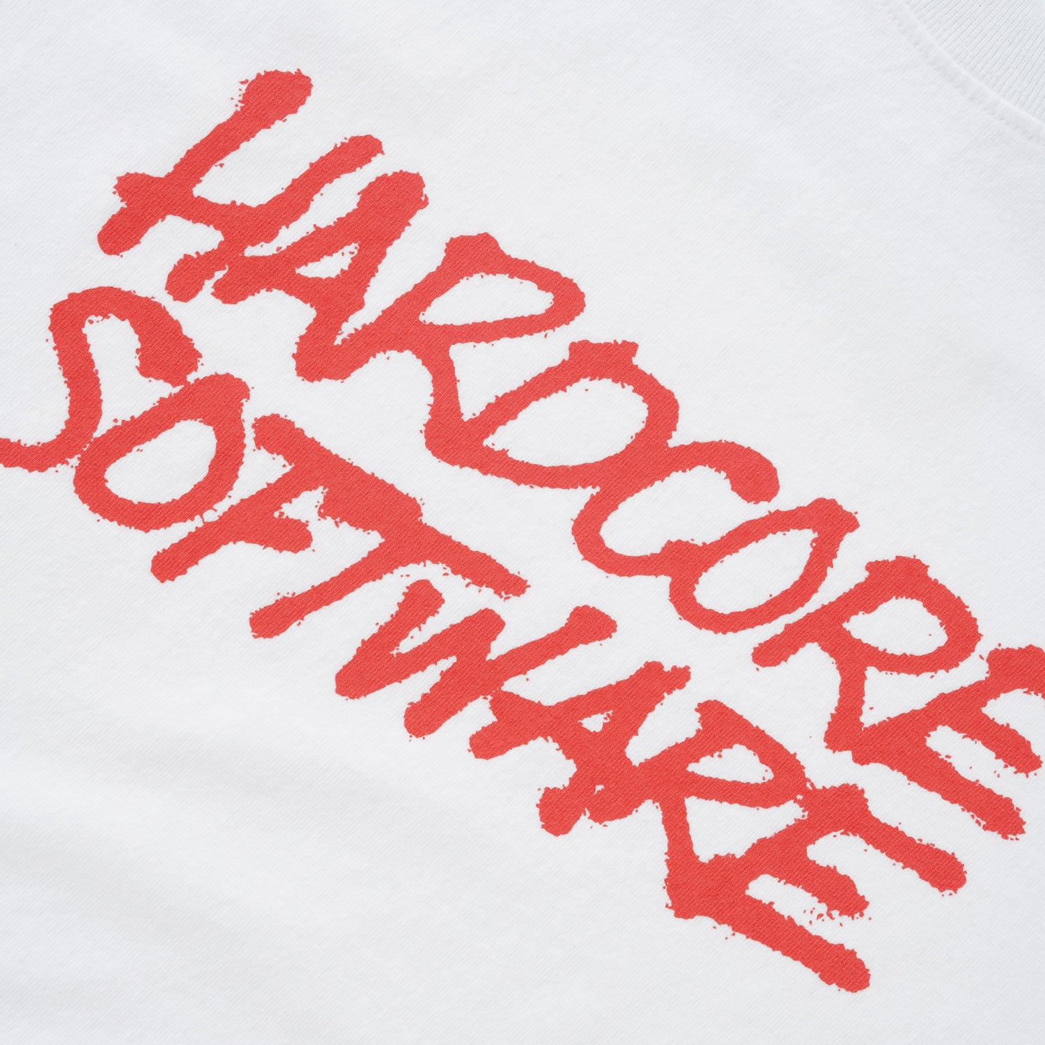 Hardcore Software Tee, White