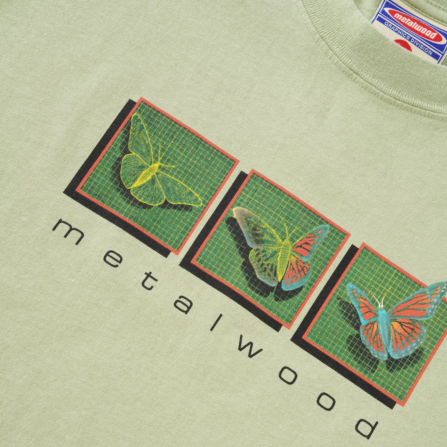 Metalmorphosis Tee, Pistachio