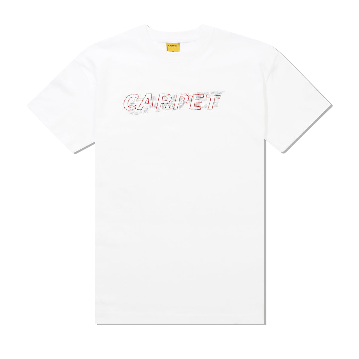 Misprint Rhinestone Tee, White