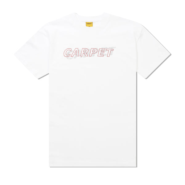 Carpet Company Misprint Rhinestone Tee, White