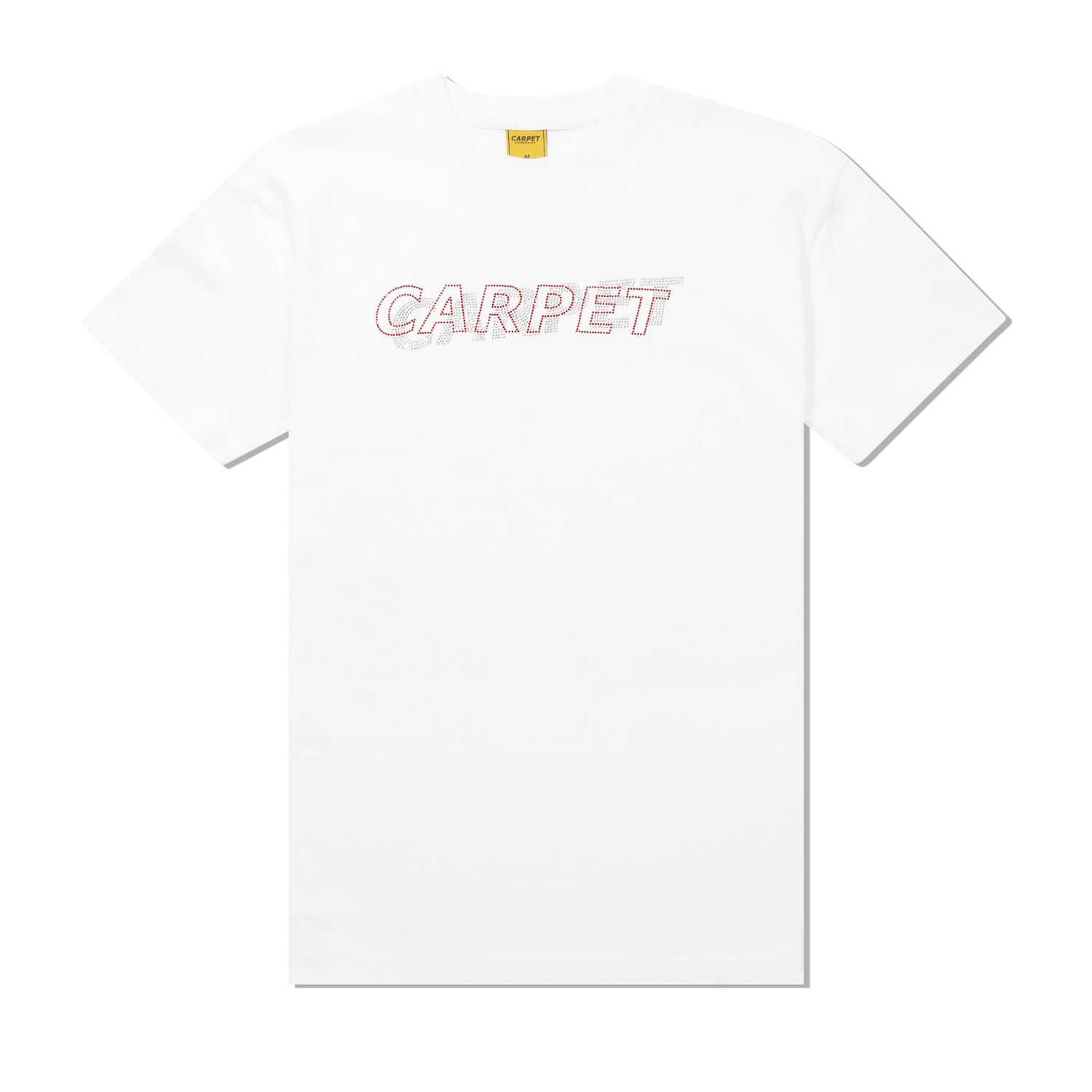 Misprint Rhinestone Tee, White