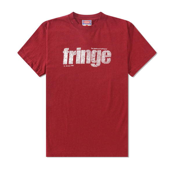 Metalwood Fringe Tee, Root Beer