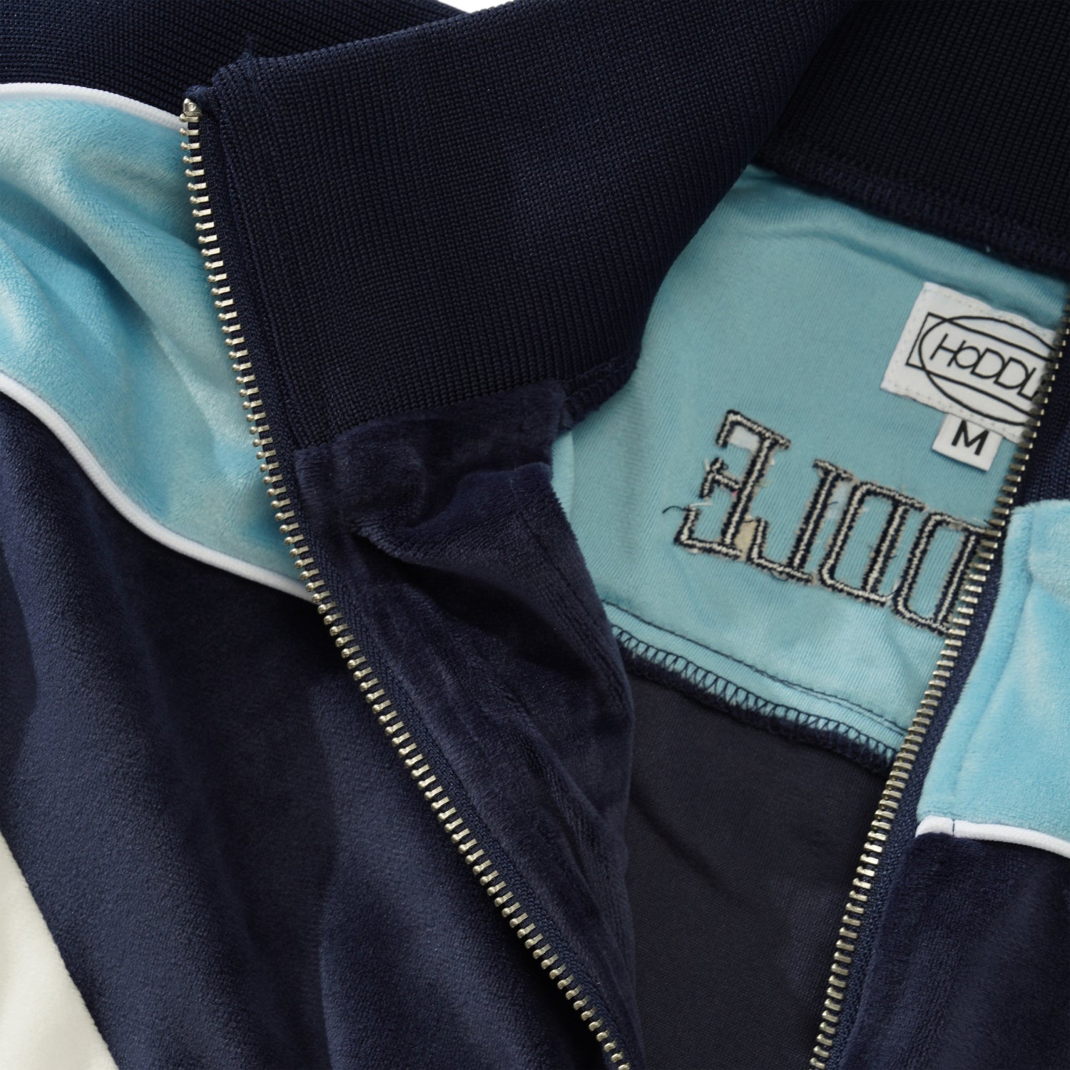 Velour Track Jacket, Blue