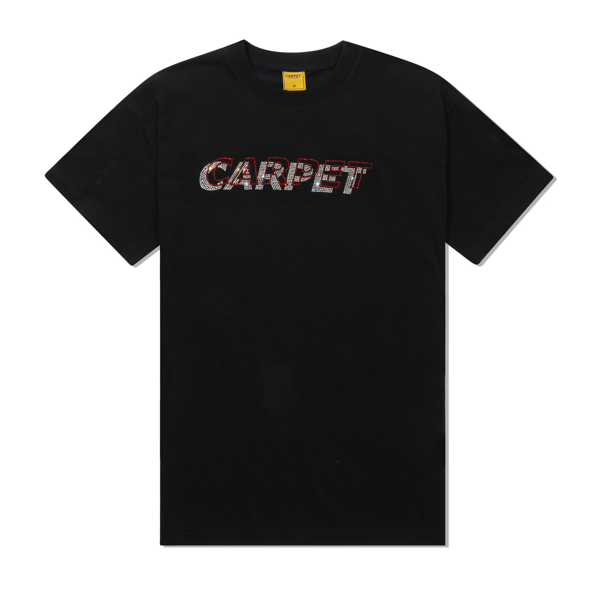 Misprint Rhinestone Tee, Black