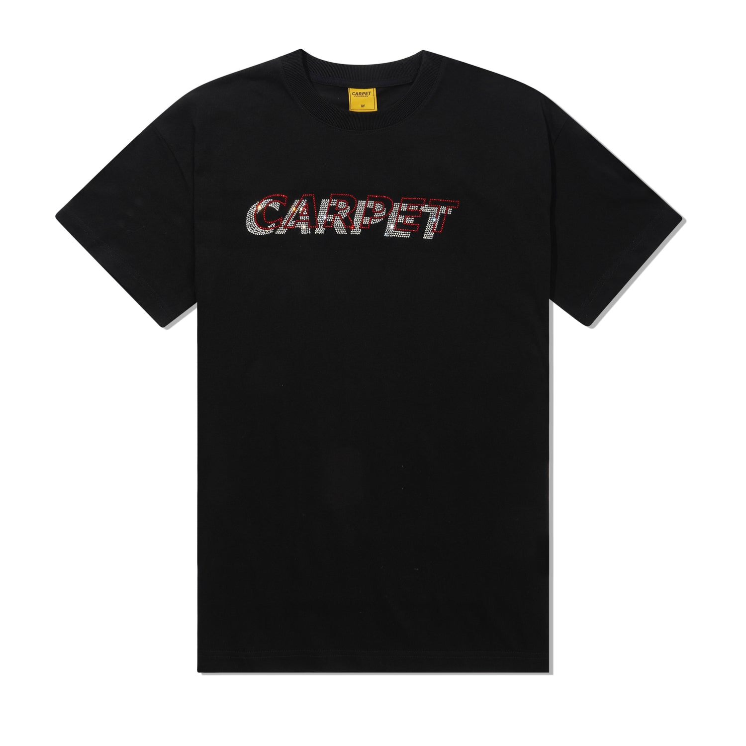 Misprint Rhinestone Tee, Black