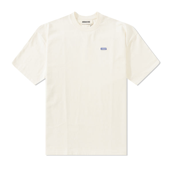 Metalwood Mini Metal Logo Tee, Bone