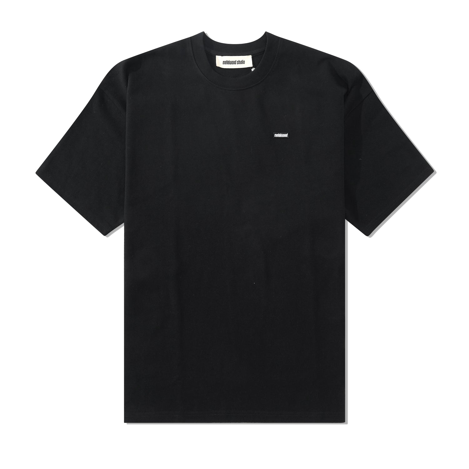 Mini Metal Logo Tee, Black