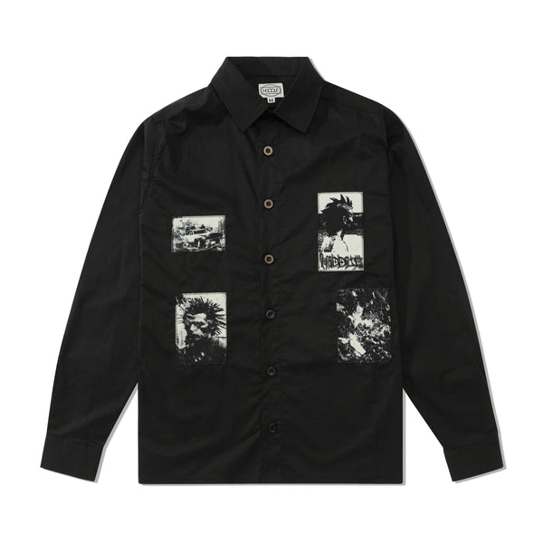 Hoddle Vision Of Oxford Shirt, Black