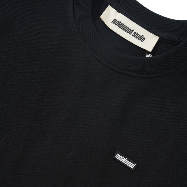 Metalwood Mini Metal Logo Tee, Black