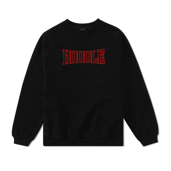 Hoddle Satellite Crewneck, Black