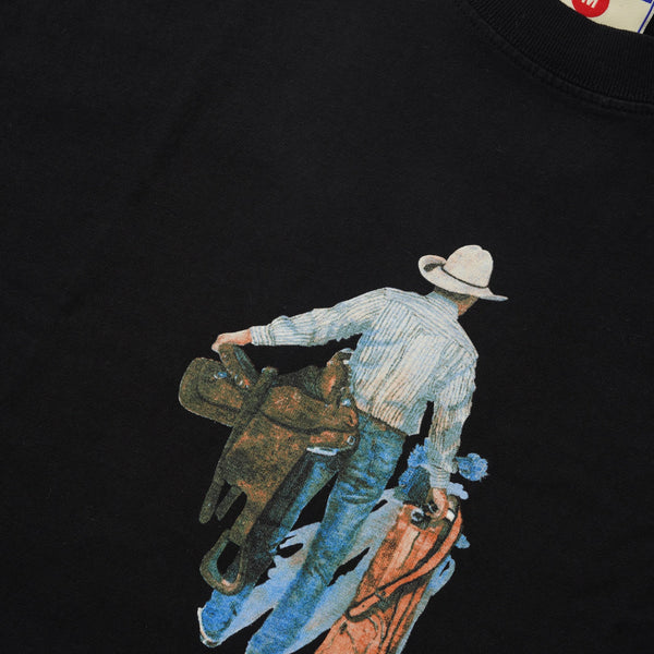 Metalwood Cowboy Tee, Black