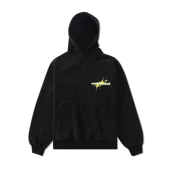 Metalwood Reverse Twinkle Pullover, Black