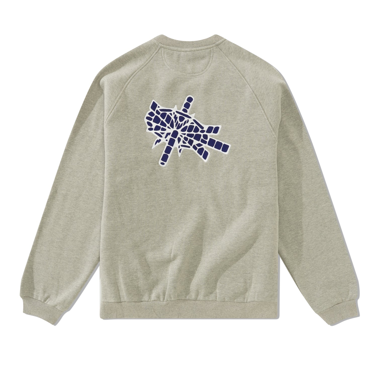 Satellite Crewneck, Heather Grey