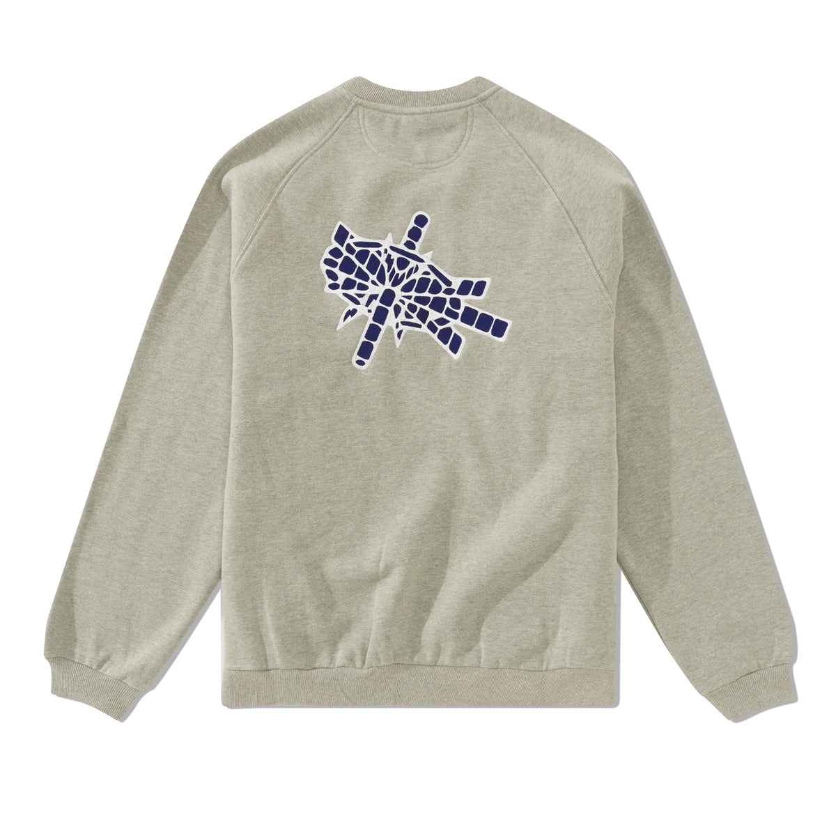 Satellite Crewneck, Heather Grey