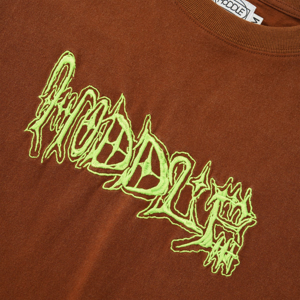 Hoddle Vision Logo Tee, Brown