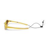 Wormholes Sunglasses, Mustard Yellow / Pyrope Red