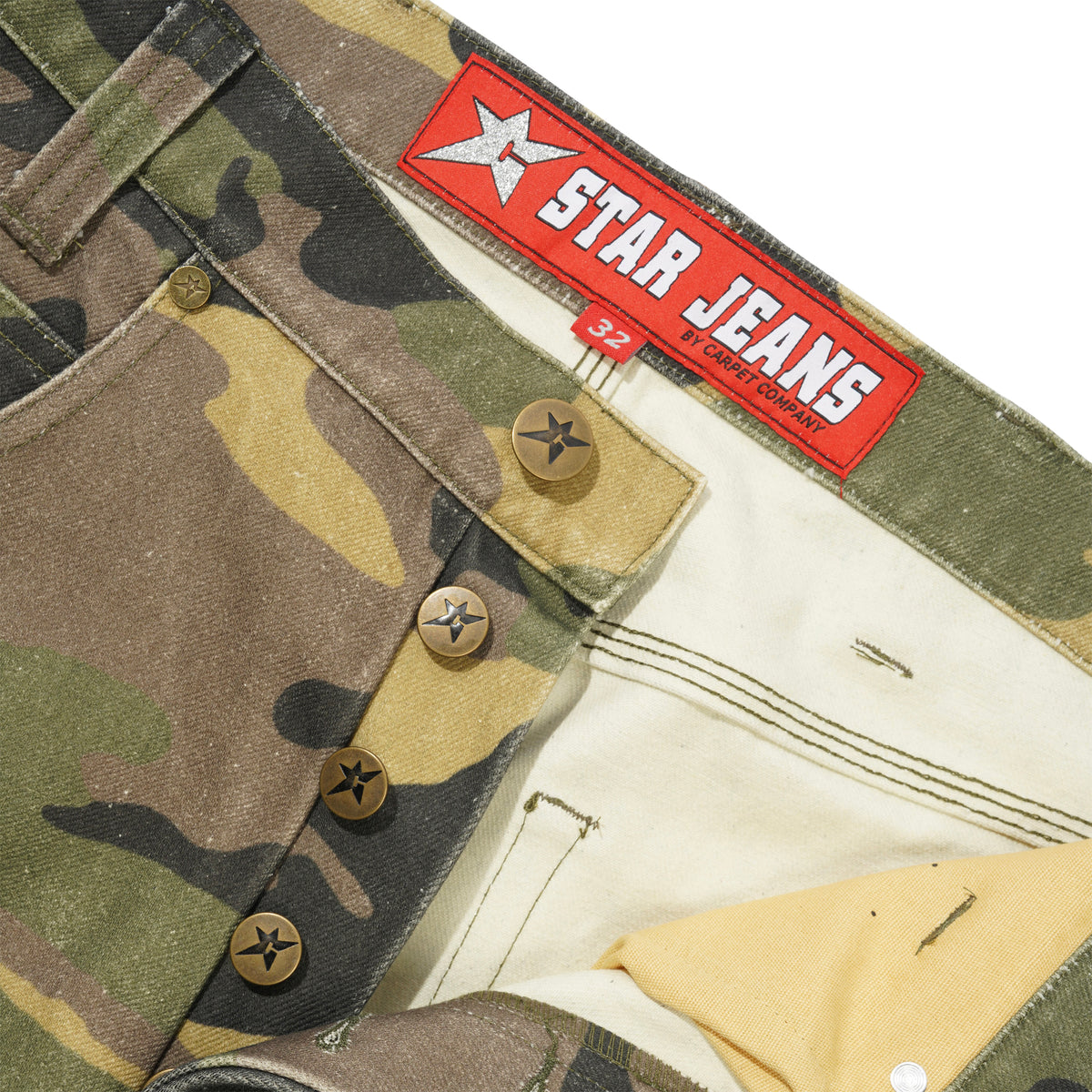 C-Star Camo Denim Pants, Camo